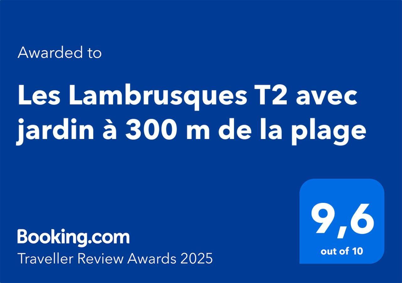 Les Lambrusques T2 Avec Jardin A 300 M De La Plage Cavalaire-sur-Mer Kültér fotó